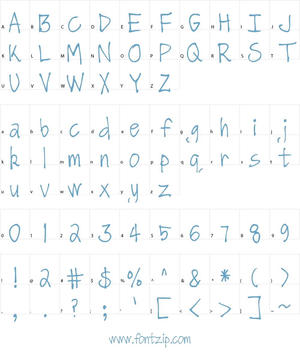 DJB Got No Time For That Font Character